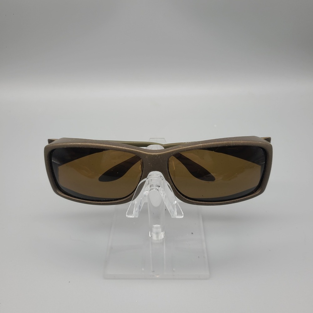 Cocoons Wide Line C425A Sunglasses Bronze Olive Wrap Around Shield Over Glasses